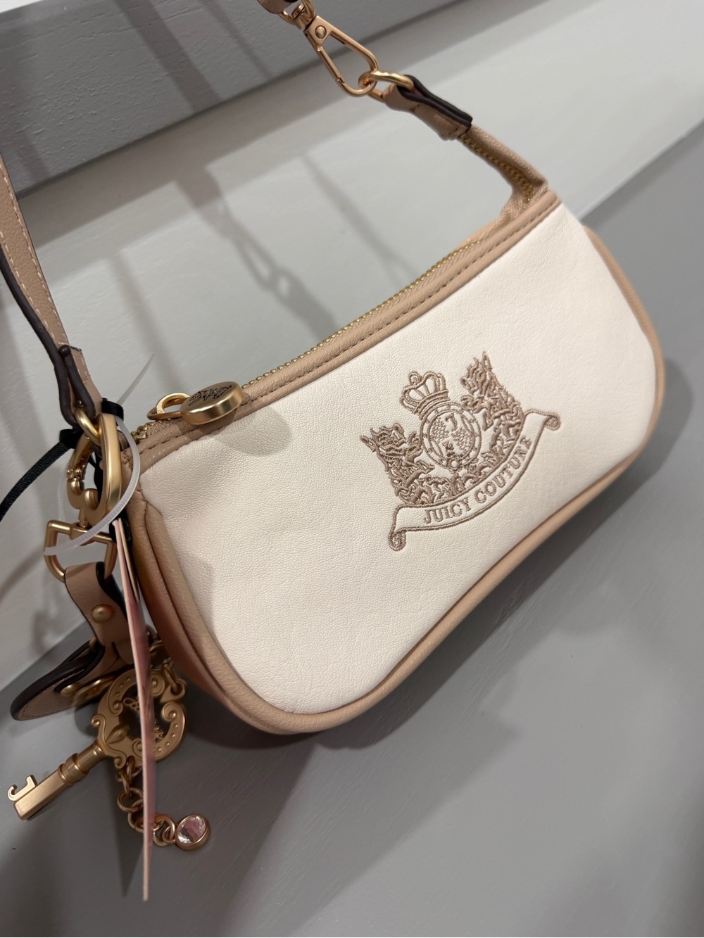 Juicy Couture Scottie Mini Bag with Gold Hardware